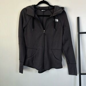 the north face women's full zip mezzaluna hooded jacket